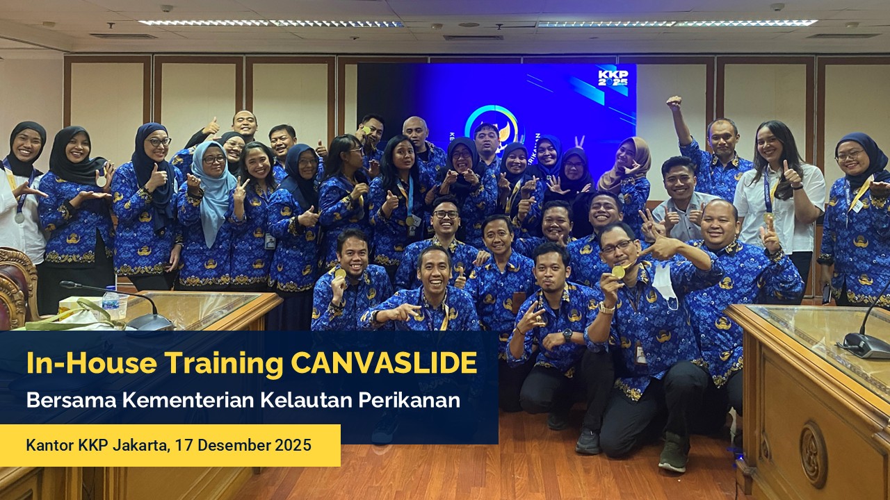 Dokumentasi In-House Training CANVASLIDE bersama Kementerian Kelautan Perikanan